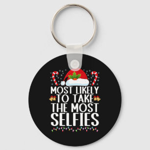 Meest waarschijnlijk om de meest selfies familie c sleutelhanger