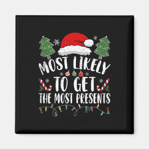 Meest waarschijnlijk om de meeste Cadeaus Kerstmis Magneet