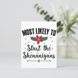 Meest Waarschijnlijk Om De Schelmenstreken Kerst T Briefkaart