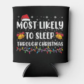 Meest waarschijnlijk om door kerstfeestdagen te sl blikjeskoeler (Voorkant)