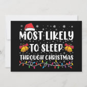 Meest waarschijnlijk om door kerstfeestdagen te sl kaart (Voorkant)