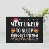 Meest waarschijnlijk om door kerstfeestdagen te sl kaart (Staand voorkant)