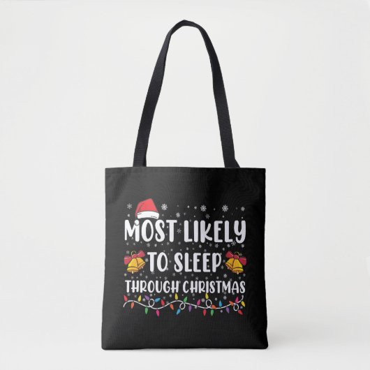 Meest waarschijnlijk om door kerstfeestdagen te sl tote bag (Voorkant)