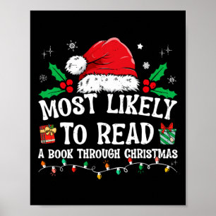 Meest waarschijnlijk om een boek te lezen dat fami poster