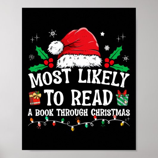 Meest waarschijnlijk om een boek te lezen dat fami poster (Voorkant)