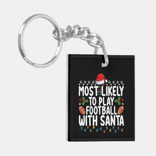 Meest waarschijnlijk om Football te spelen met San Sleutelhanger (Voorkant Links)
