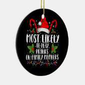 Meest waarschijnlijk om grappen te spelen op famil keramisch ornament (Rechts)