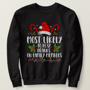 Meest waarschijnlijk om grappen te spelen op famil trui