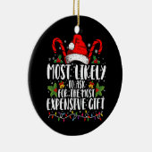 Meest waarschijnlijk om het duurste cadeau te vrag keramisch ornament (Rechts)