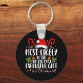 Meest waarschijnlijk om het duurste cadeau te vrag sleutelhanger (Voorkant)