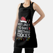 Meest waarschijnlijk om kerstkoekjes te bakken Fun Schort (Insitu)