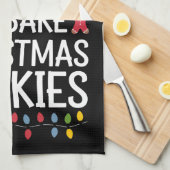 Meest waarschijnlijk om kerstkoekjes te bakken Fun Theedoek (Quarter Fold)