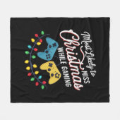 Meest waarschijnlijk om Kerstmis te missen tijdens Fleece Deken (Voorkant (Horizontaal))