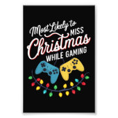 Meest waarschijnlijk om Kerstmis te missen tijdens Foto Afdruk (Voorkant)