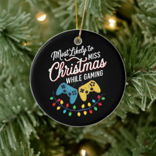 Meest waarschijnlijk om Kerstmis te missen tijdens Keramisch Ornament