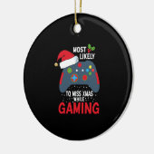 Meest waarschijnlijk om Kerstmis te missen tijdens Keramisch Ornament (Links)