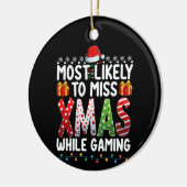 Meest waarschijnlijk om Kerstmis te missen tijdens Keramisch Ornament (Links)