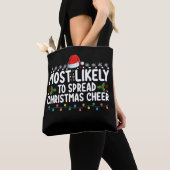 Meest waarschijnlijk om Kerstmis te verspreiden Ch Tote Bag (Dichtbij)