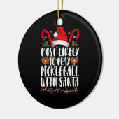 Meest waarschijnlijk om Pickleball spelen met Sant Keramisch Ornament (Links)