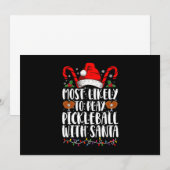 Meest Waarschijnlijk om Pickleball te Spelen met d Kaart (Voorkant / Achterkant)