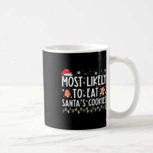 Meest waarschijnlijk om Santas Cookies Family Kers Koffiemok