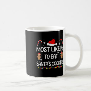 Meest waarschijnlijk om Santas Cookies Family Kers Koffiemok