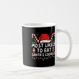 Meest waarschijnlijk om Santas Cookies Family Kers Koffiemok