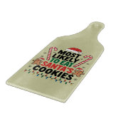 Meest waarschijnlijk om Santas Cookies Family Kers Snijplank (Hoek)