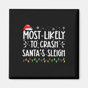 Meest waarschijnlijk om Santa's Sleigh Fun Xmas Pa Magneet