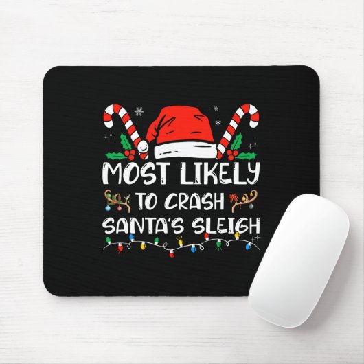 Meest waarschijnlijk om Santa's Sleigh Matching Fa Muismat (Met muis)