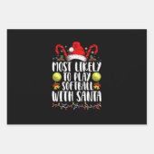 Meest waarschijnlijk om softbal te spelen met Sant Inpakpapier Vel (Voorkant)