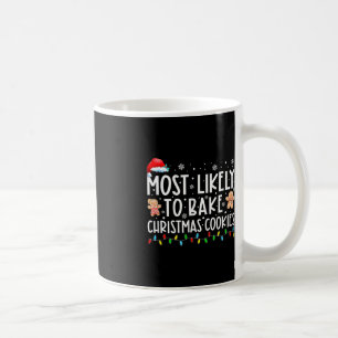 Meest waarschijnlijk om te bakken Kerstmis koekjes Koffiemok