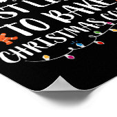 Meest waarschijnlijk om te bakken Kerstmis koekjes Poster (Hoek)