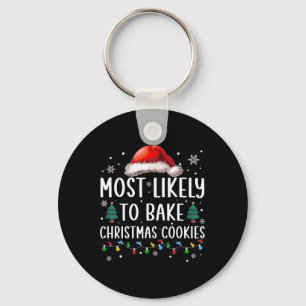 Meest waarschijnlijk om te bakken Kerstmis koekjes Sleutelhanger