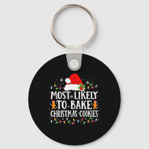 Meest waarschijnlijk om te bakken Kerstmis koekjes Sleutelhanger
