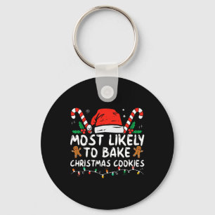 Meest waarschijnlijk om te bakken Kerstmis koekjes Sleutelhanger
