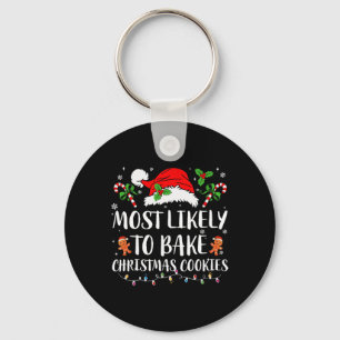 Meest waarschijnlijk om te bakken Kerstmis koekjes Sleutelhanger