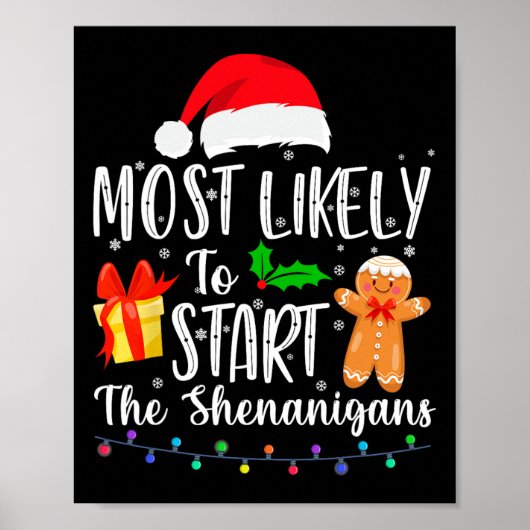 Meest waarschijnlijk om te beginnen de Shenanigans Poster (Voorkant)