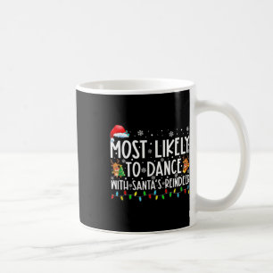 Meest waarschijnlijk om te dansen met Santa's rend Koffiemok