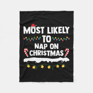 Meest waarschijnlijk om te dutten op kerst bijpass fleece deken