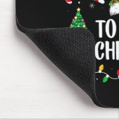 Meest waarschijnlijk om te dutten op kerst familie muismat (Hoek)