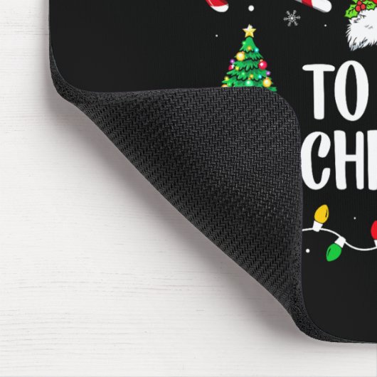 Meest waarschijnlijk om te dutten op kerst familie muismat (Hoek)