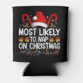 Meest waarschijnlijk om te dutten op kerst vakanti blikjeskoeler (Voorkant)