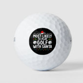 Meest waarschijnlijk om te golfen met Santa Christ Golfballen (Voorkant)