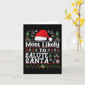 Meest waarschijnlijk om te groeten Santa- Soldier  Kaart (Gele Bloem)