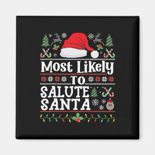 Meest waarschijnlijk om te groeten Santa- Soldier Magneet