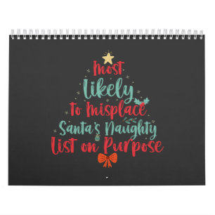 Meest waarschijnlijk om te misplaatsen Santa's ond Kalender