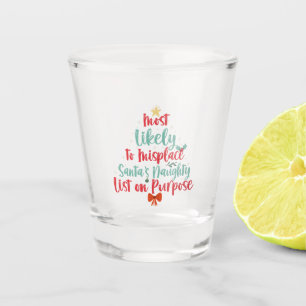Meest waarschijnlijk om te misplaatsen Santa's ond Shot Glas