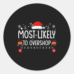 Meest waarschijnlijk om te overshoppen familie ker ronde sticker