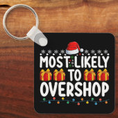 Meest waarschijnlijk om te overshoppen kerstvakant sleutelhanger (Voorkant)